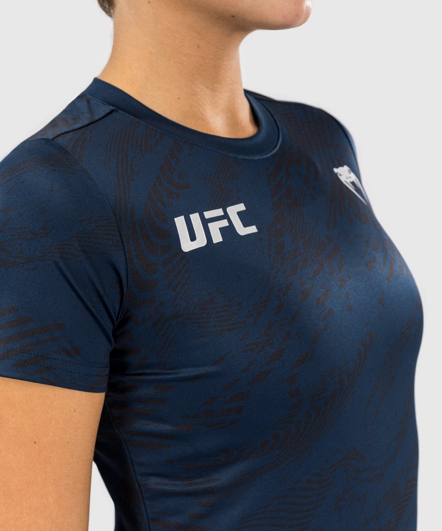 ufc fusion by venum fight week women dry-tech t-shirt - oceanic blue
