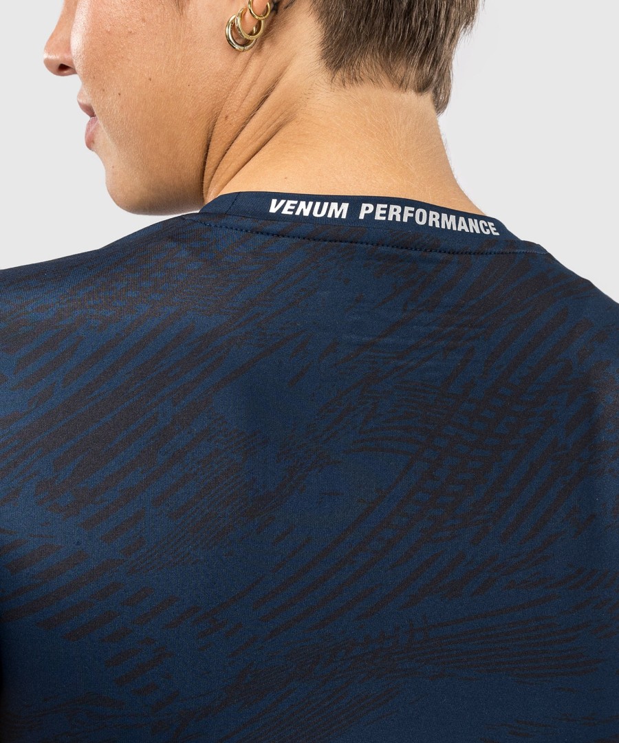 ufc fusion by venum fight week women dry-tech t-shirt - oceanic blue