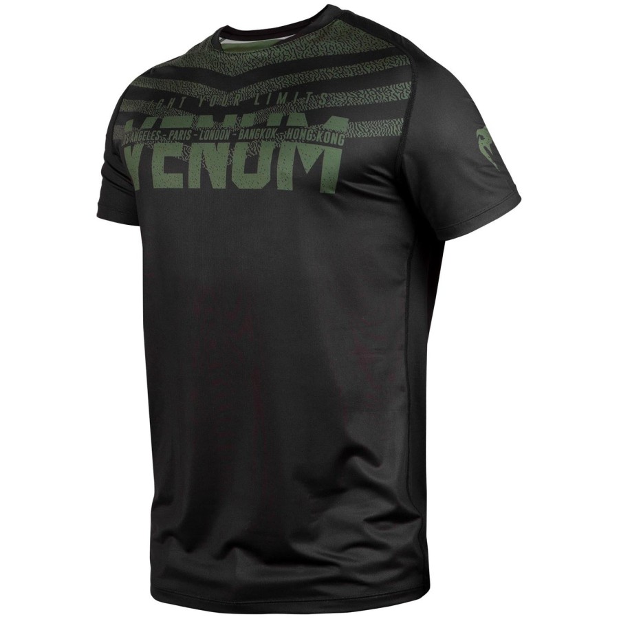 venum signature dry tech t-shirt - black khaki - exclusive