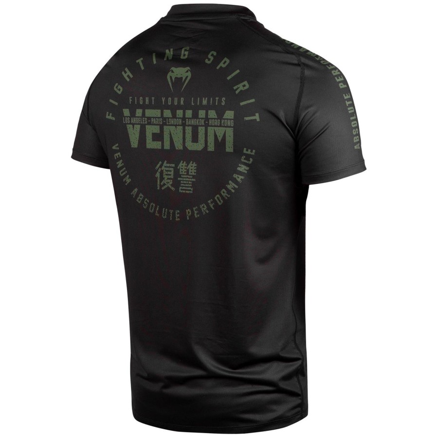 venum signature dry tech t-shirt - black khaki - exclusive
