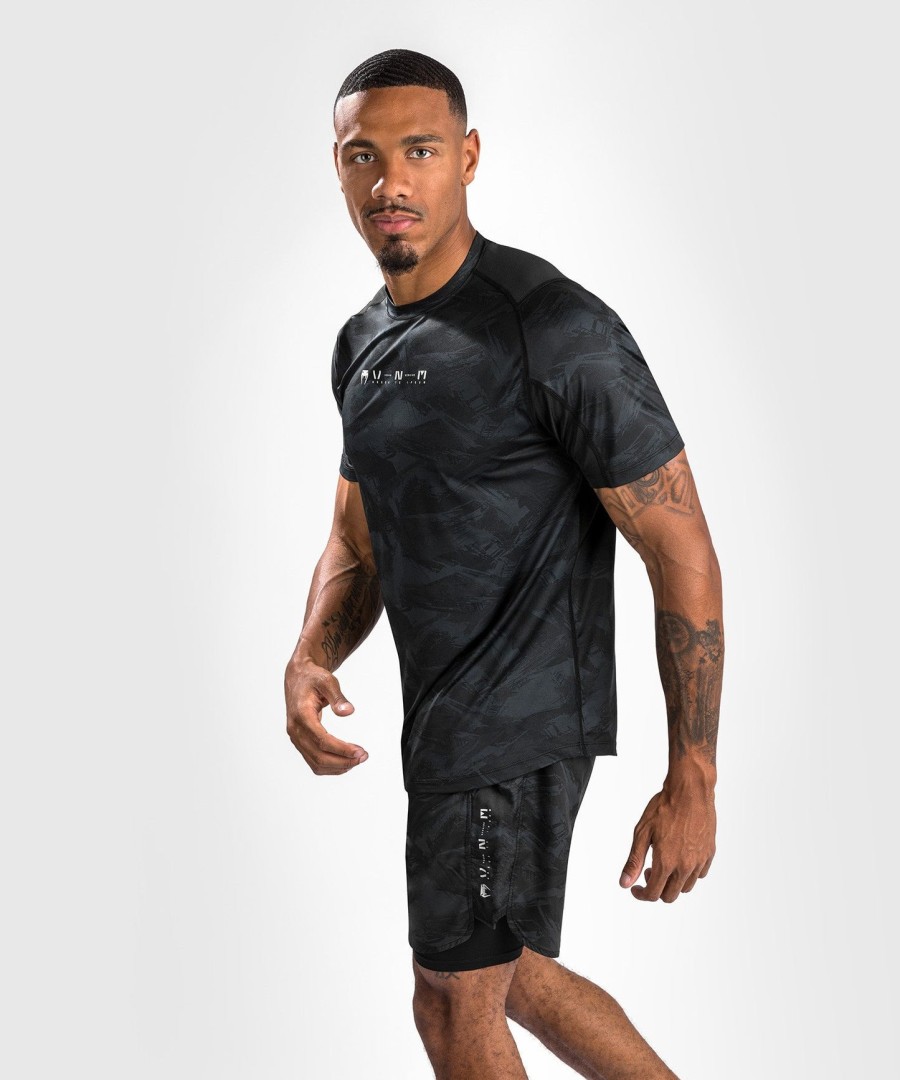 venum electron 3.0 dry tech t-shirt - short sleeves - black