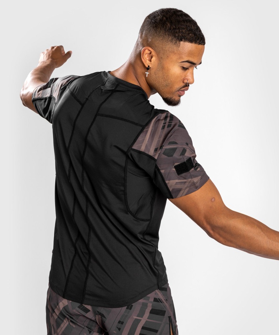 venum tecmo 2.0 dry tech t-shirt - blackbrown
