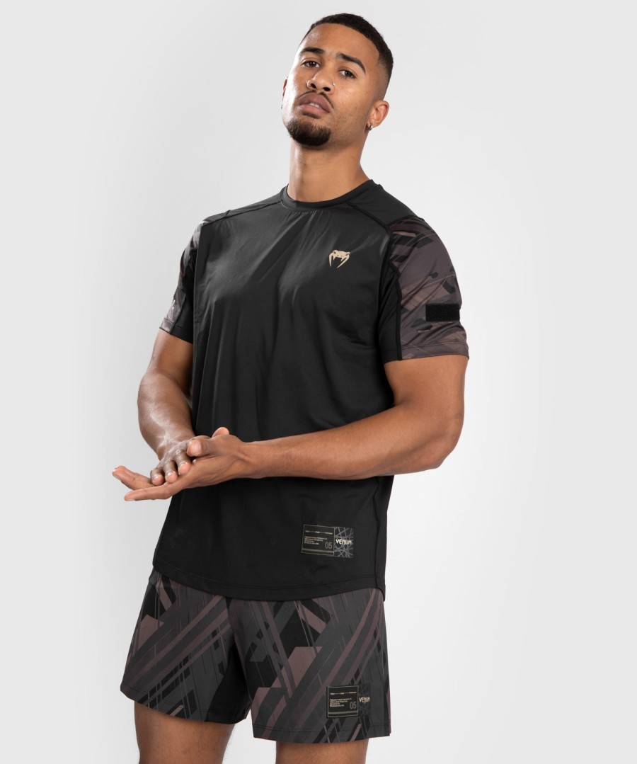 venum tecmo 2.0 dry tech t-shirt - blackbrown