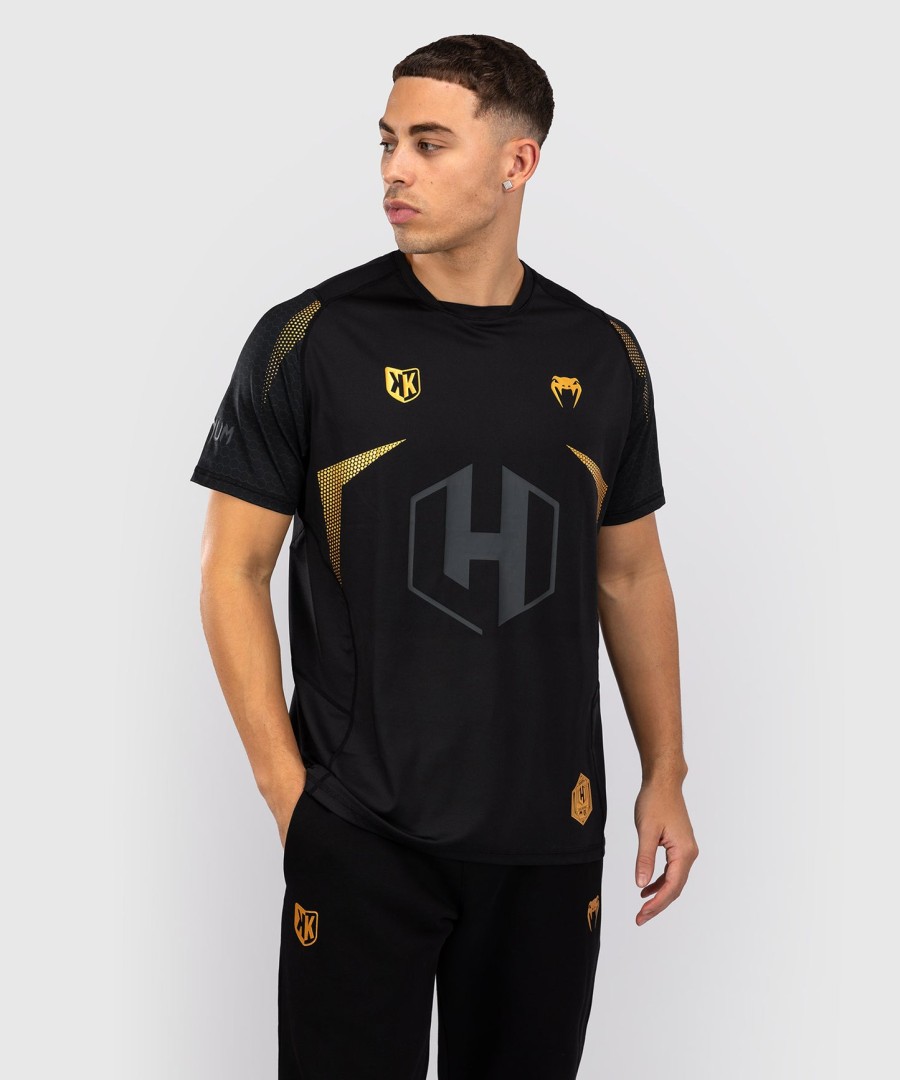 fk x venum hexagone mma t-shirt - blackgold