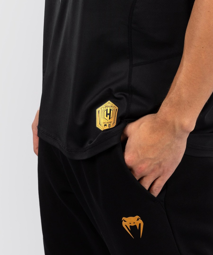 fk x venum hexagone mma t-shirt - blackgold