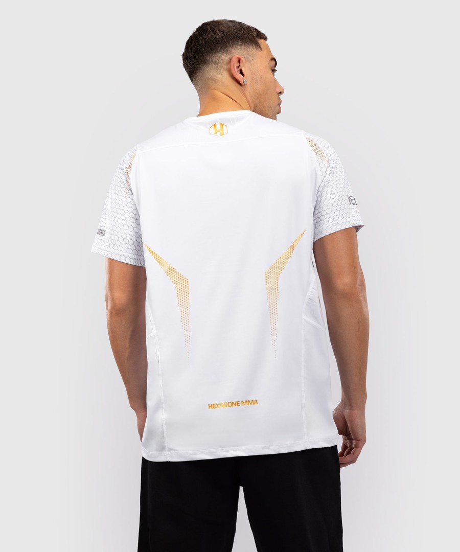fk x venum hexagone mma t-shirt - whitegold