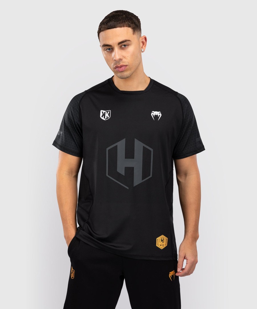 foot korner x venum hexagon mma t-shirt - blacksilver