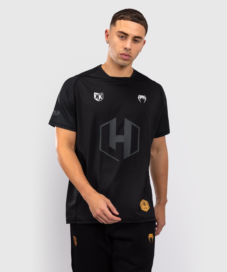 foot korner x venum hexagon mma t-shirt - blacksilver