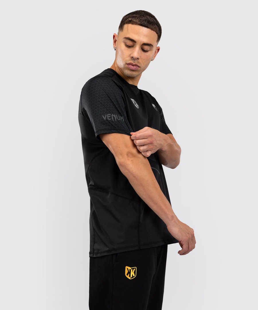 foot korner x venum hexagon mma t-shirt - blacksilver