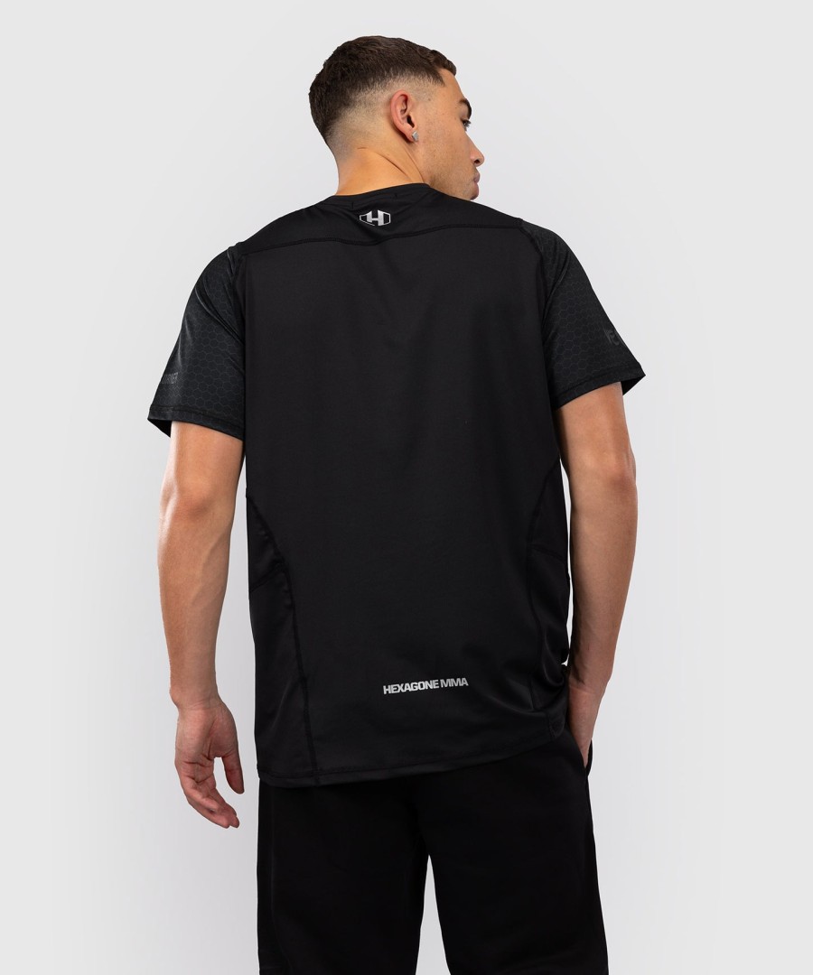 foot korner x venum hexagon mma t-shirt - blacksilver