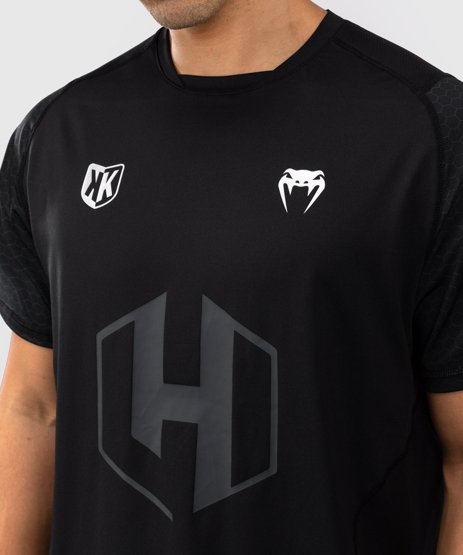 foot korner x venum hexagon mma t-shirt - blacksilver