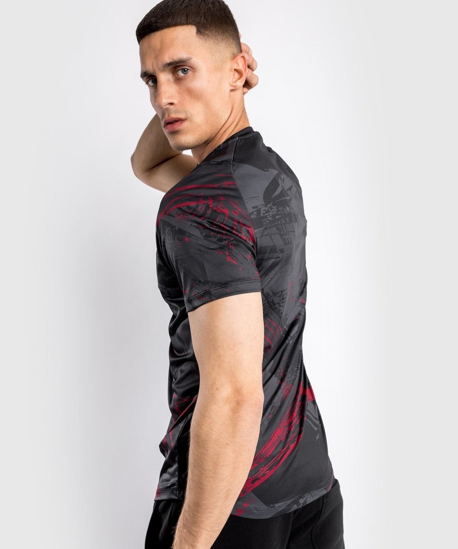 ufc venum authentic fight week 2.0 men dry tech t-shirt - black