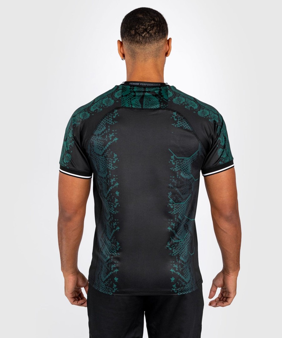 ufc adrenaline by venum authentic fight night men jersey - emerald edition - greenblack