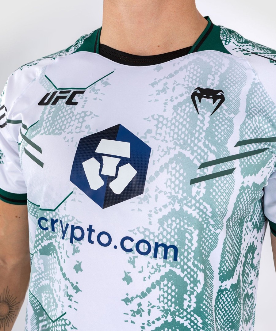 ufc adrenaline by venum authentic fight night men jersey - emerald edition - whitegreen