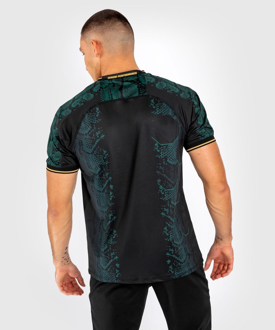 ufc adrenaline by venum authentic fight night men jersey - emerald edition - greenblackgold