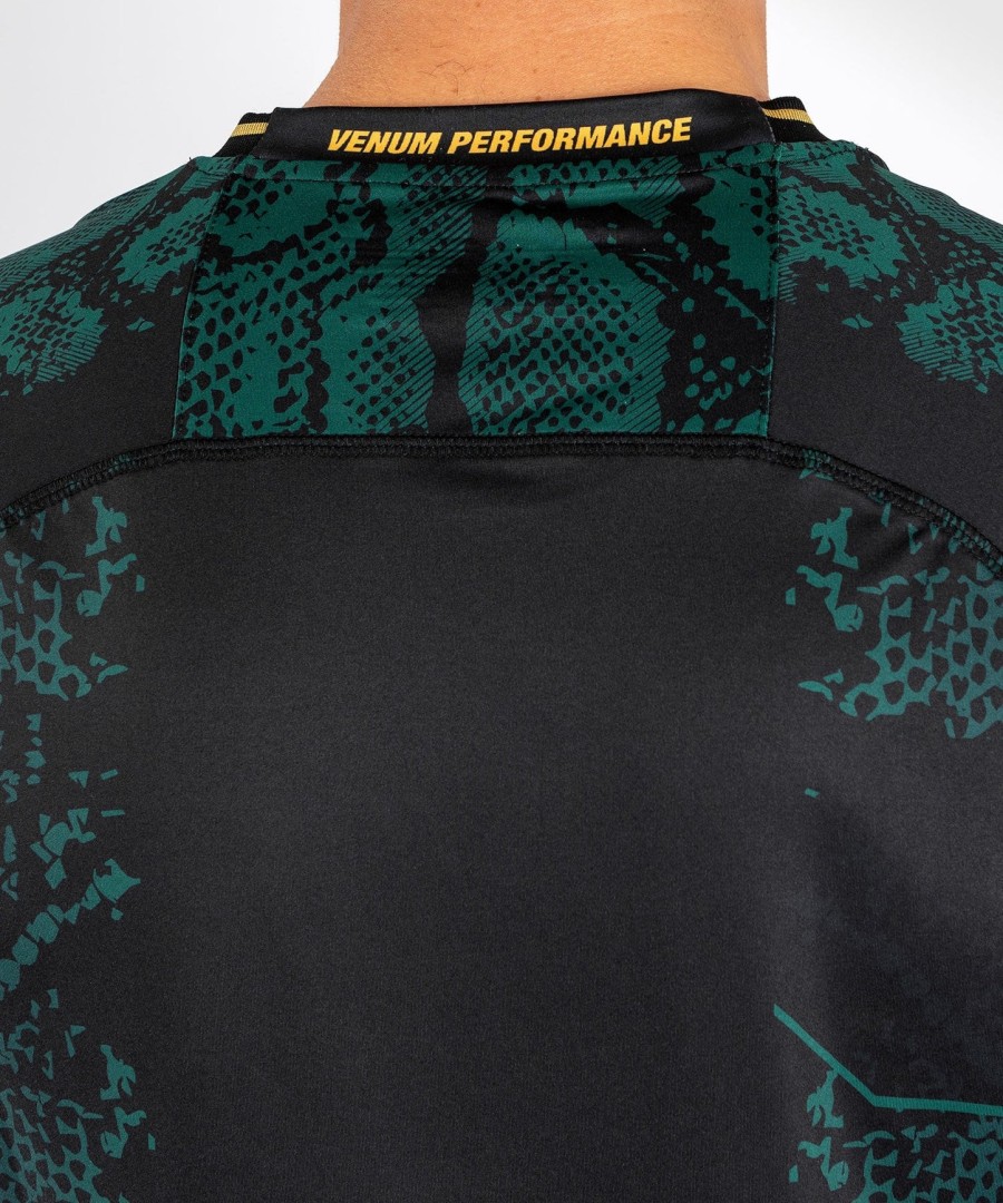 ufc adrenaline by venum authentic fight night men jersey - emerald edition - greenblackgold
