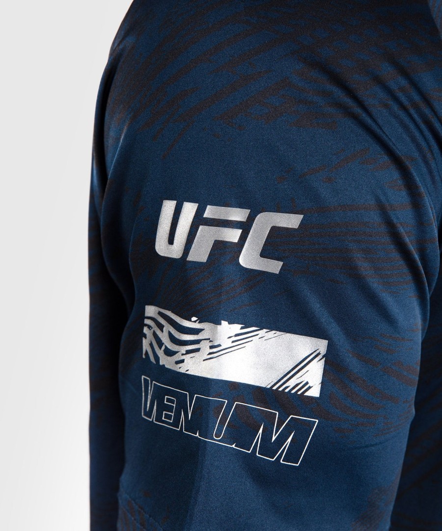 ufc fusion by venum fight week men dry-tech t-shirt - oceanic blue