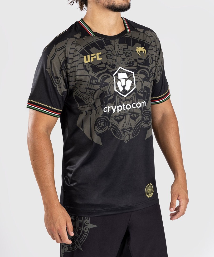 noche ufc by venum authentic fight night men walkout jersey - black