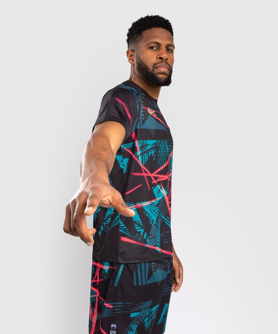 ufc fusion by venum miami edition fight week men dry-tech t-shirt - black