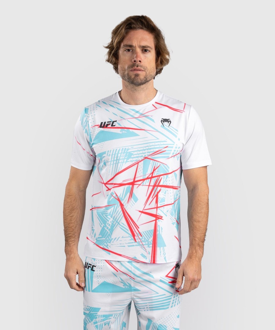 ufc fusion by venum miami edition fight week men dry-tech t-shirt - white