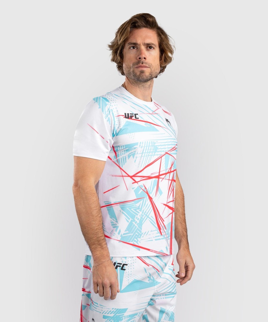 ufc fusion by venum miami edition fight week men dry-tech t-shirt - white