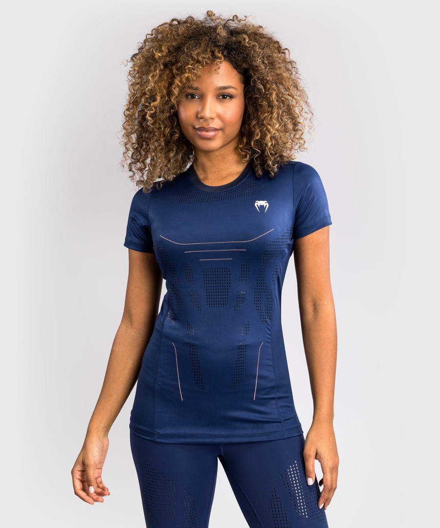 venum technical 3.0 women dry tech t-shirt - night blue