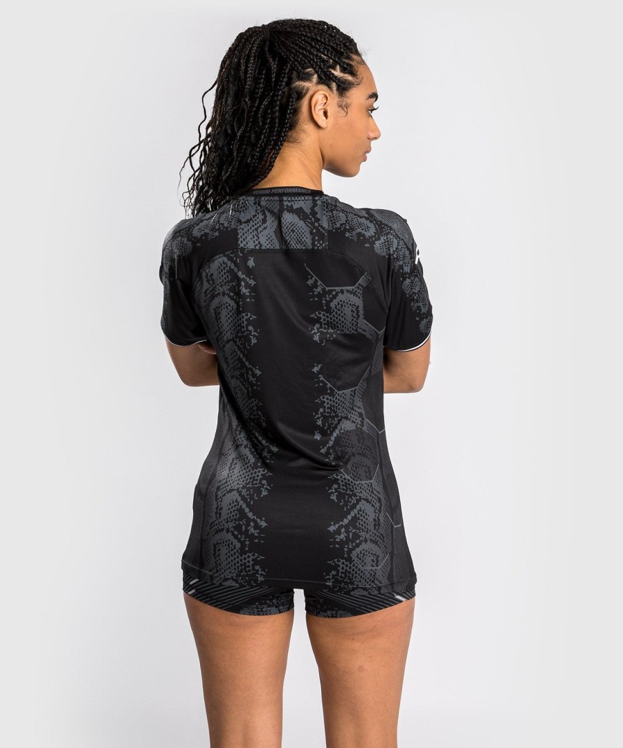 ufc adrenaline by venum authentic fight night women walkout jersey - black
