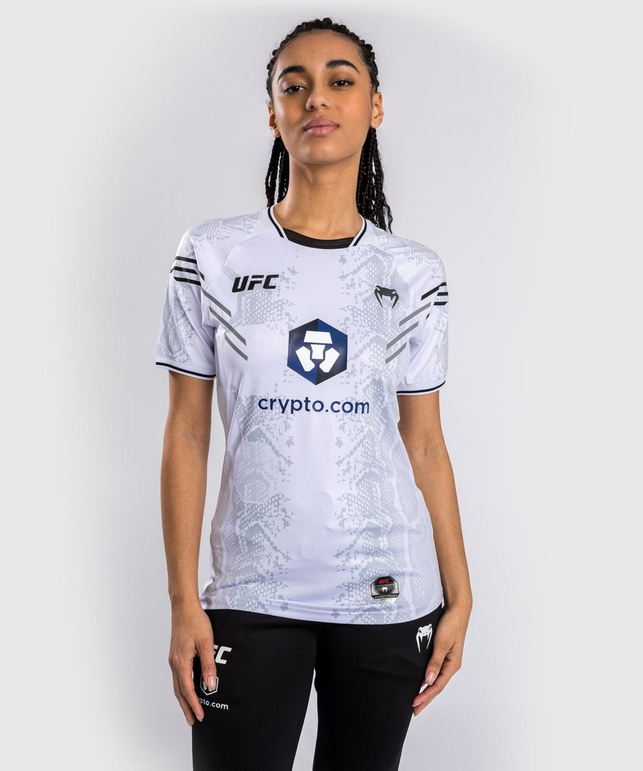 ufc adrenaline by venum authentic fight night women walkout jersey - white