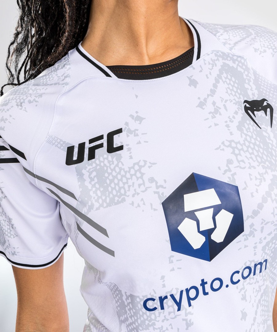 ufc adrenaline by venum authentic fight night women walkout jersey - white