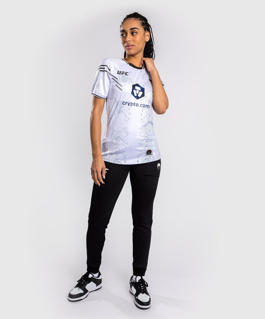 ufc adrenaline by venum authentic fight night women walkout jersey - white