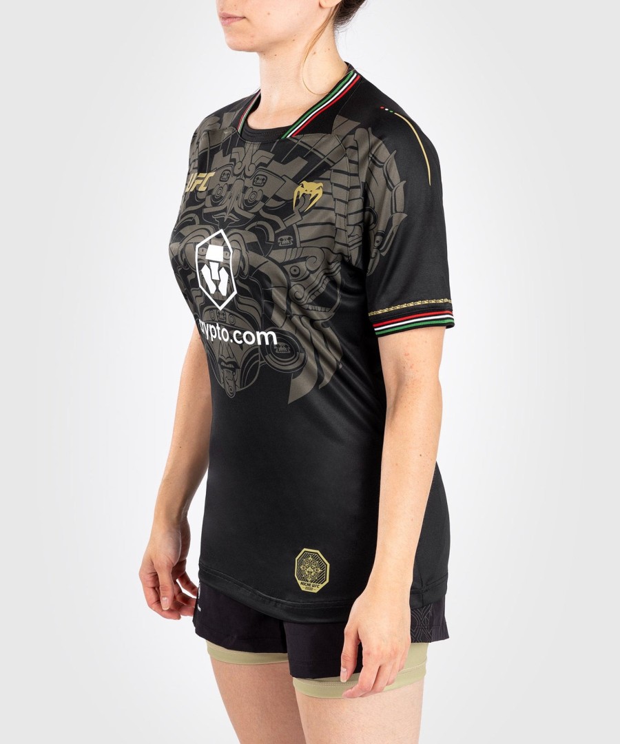 noche ufc by venum authentic fight night women walkout jersey - black