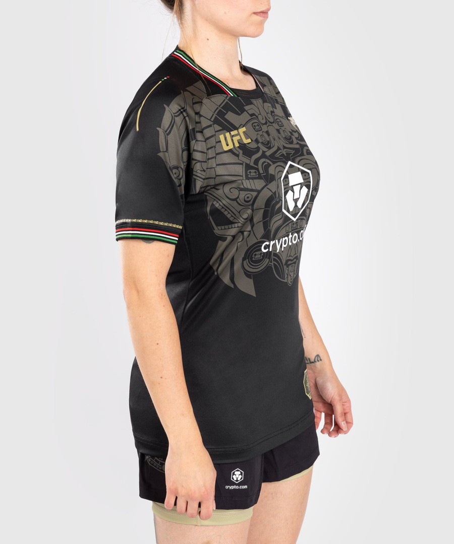 noche ufc by venum authentic fight night women walkout jersey - black