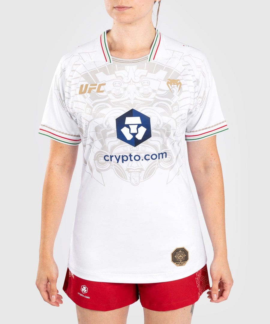 noche ufc by venum authentic fight night women walkout jersey - white
