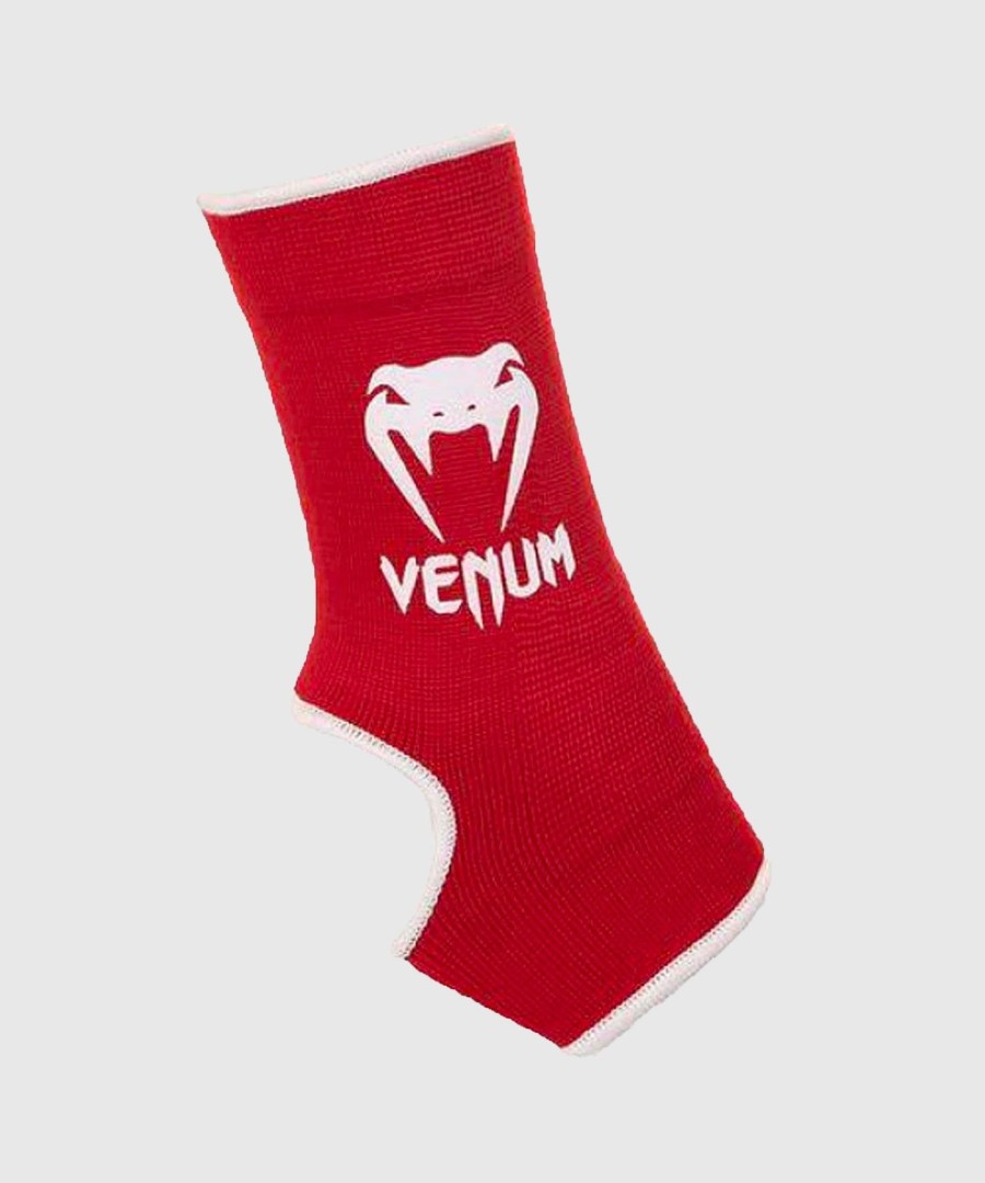 venum kontact ankle support guards - red