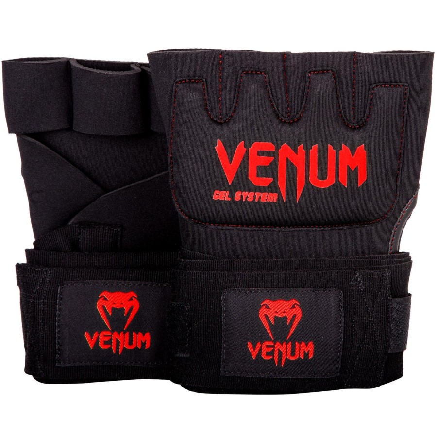 venum gel kontact quick wraps - blackred