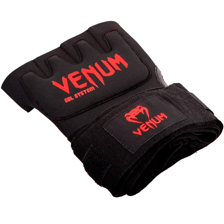 venum gel kontact quick wraps - blackred