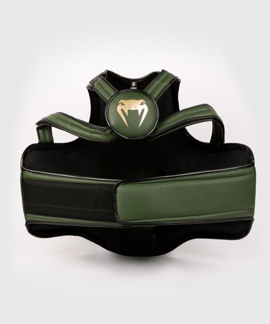 venum pro boxing body protector - khakigold