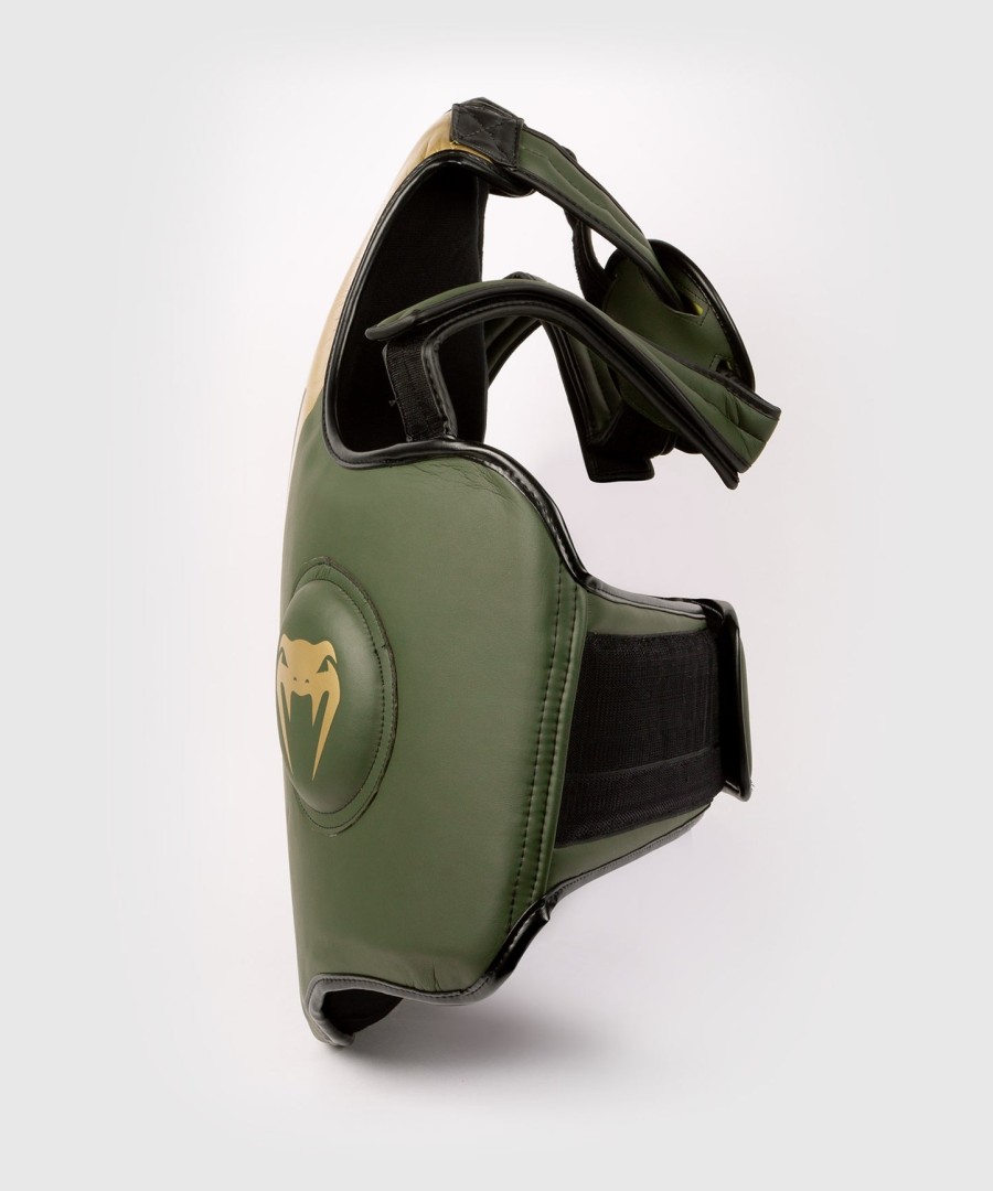 venum pro boxing body protector - khakigold