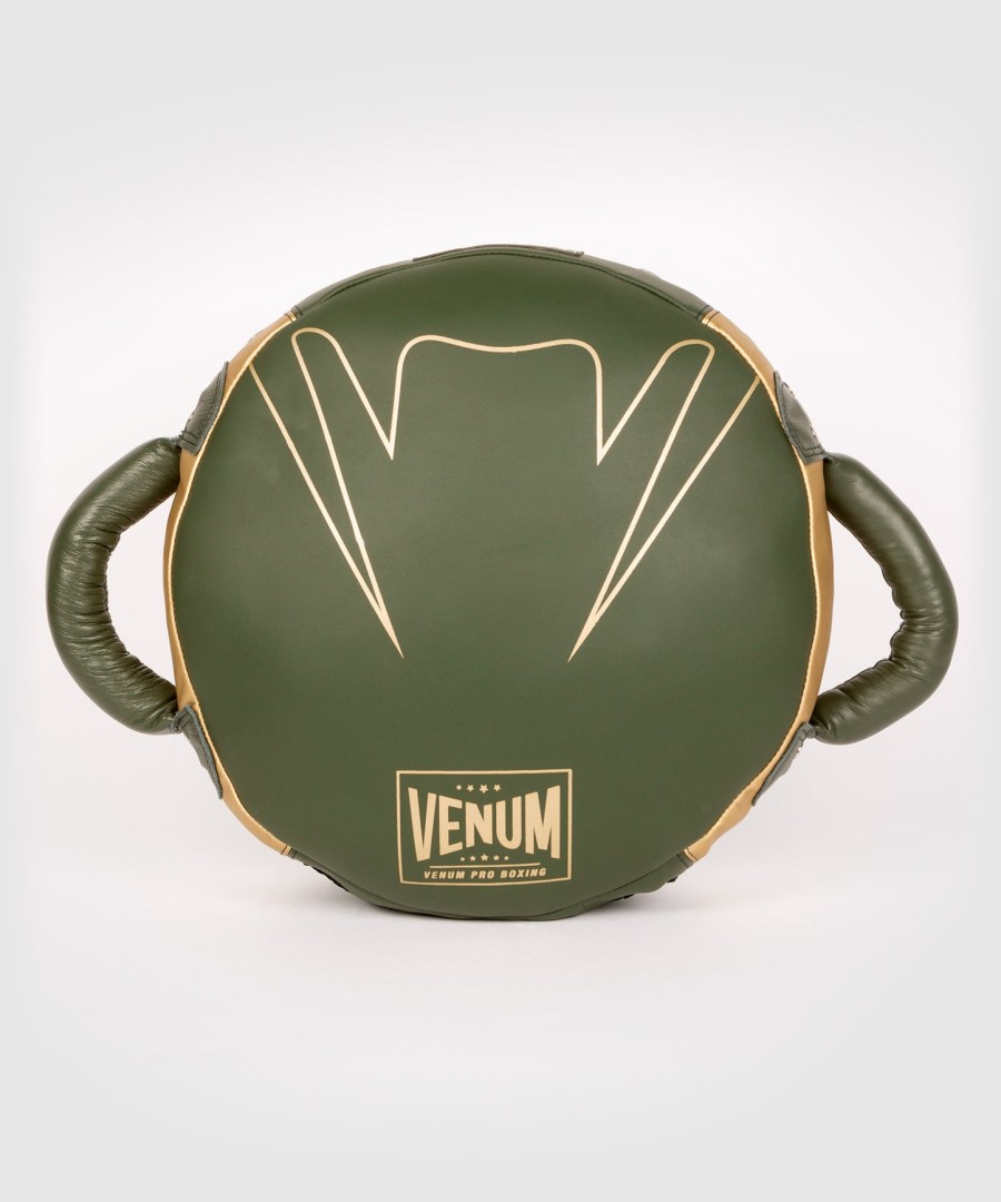 venum pro boxing round punch shield - khakigold