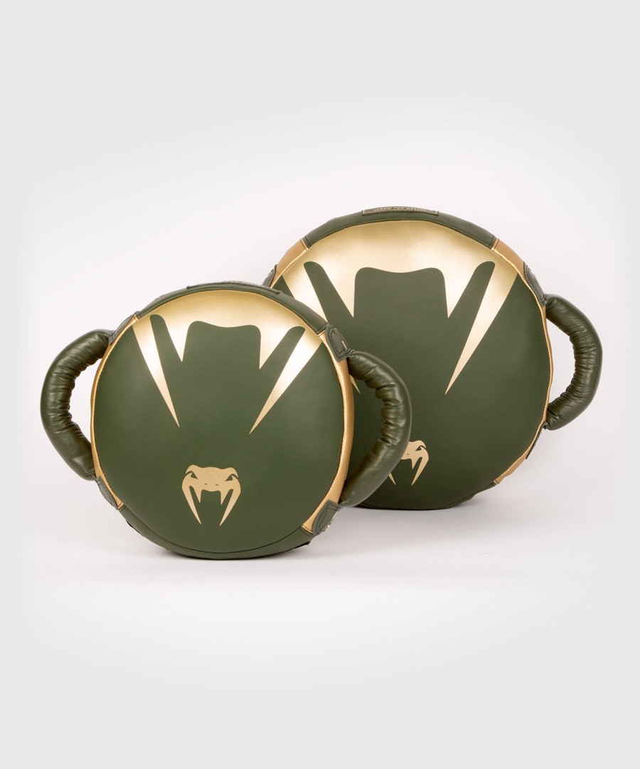 venum pro boxing round punch shield - khakigold