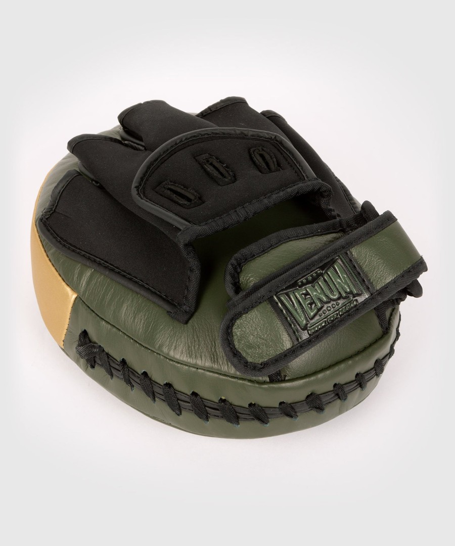 venum pro boxing big punch mitts pair - khakigold