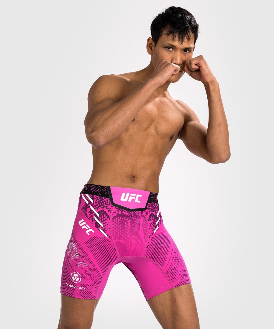men ufc unrivaled by venum pink authentic fight night vale tudo short