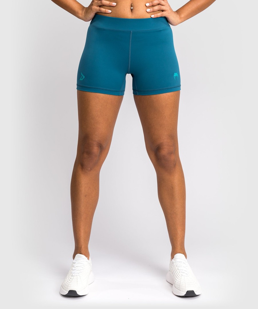 venum x demi women vale tudo shorts - azur blue