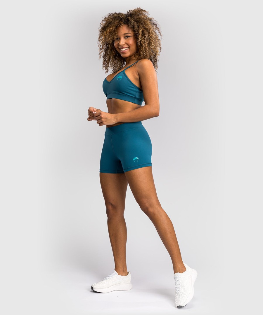 venum x demi women vale tudo shorts - azur blue