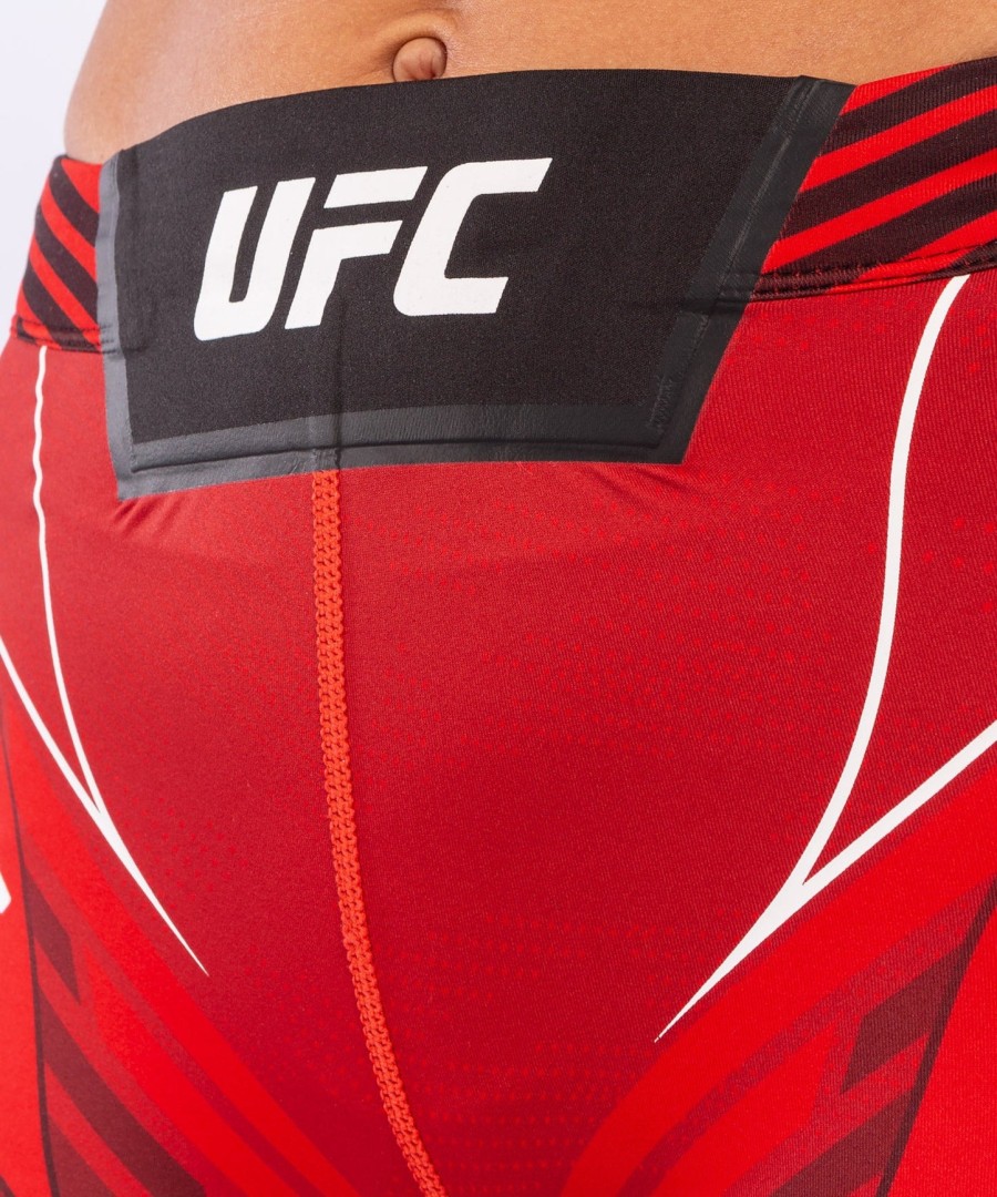 ufc venum authentic fight night women vale tudo shorts - short fit - red
