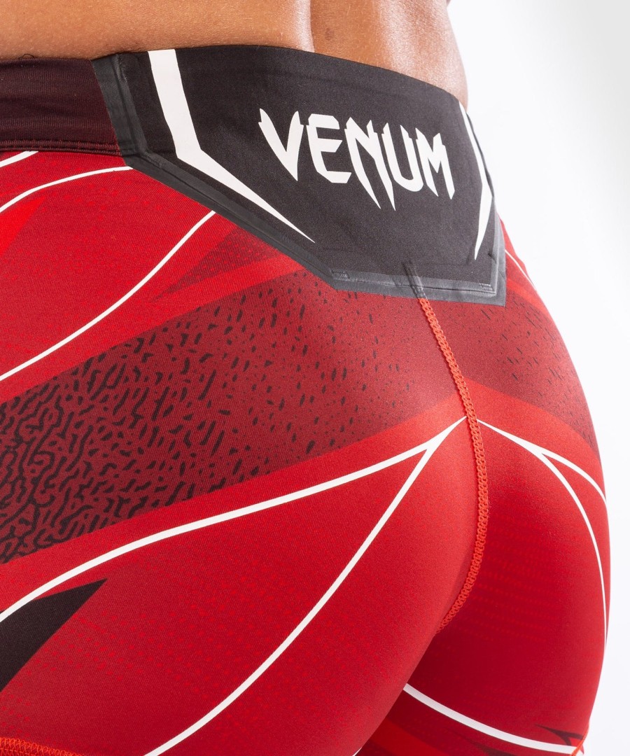 ufc venum authentic fight night women vale tudo shorts - short fit - red