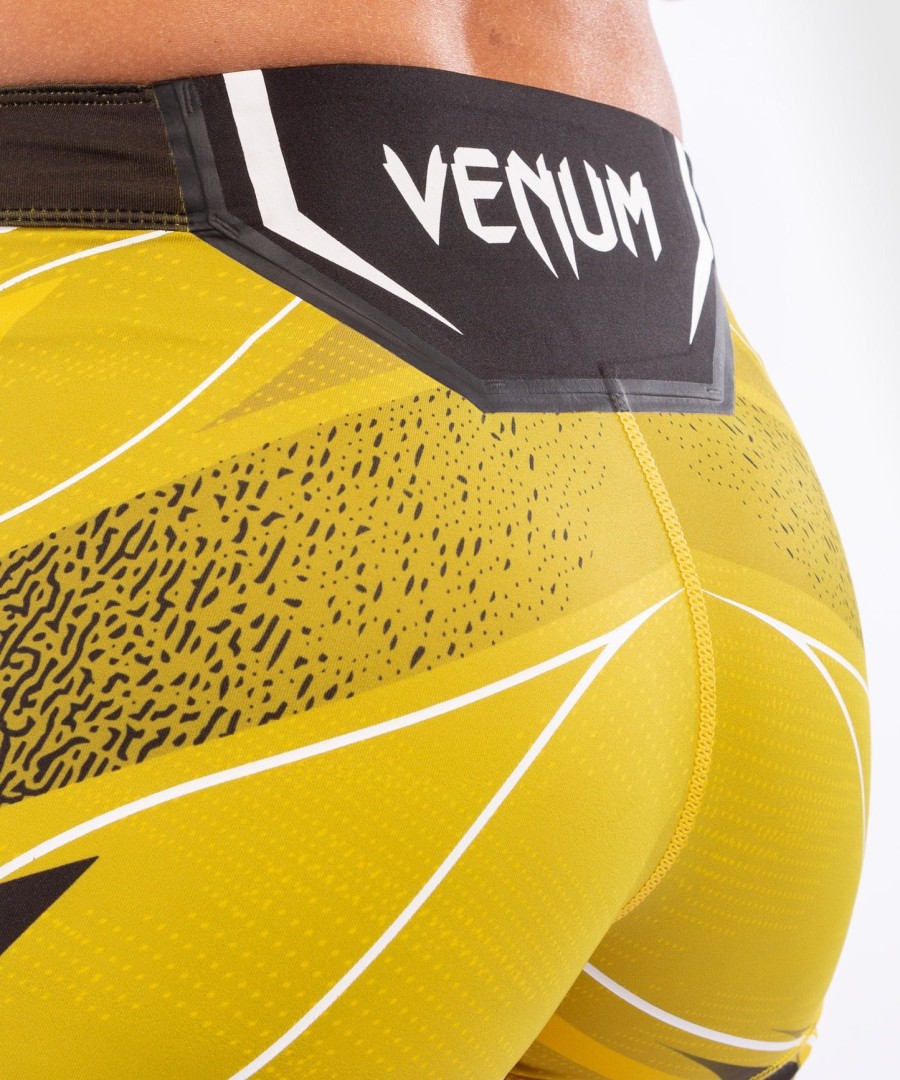 ufc venum authentic fight night women vale tudo shorts - short fit - yellow