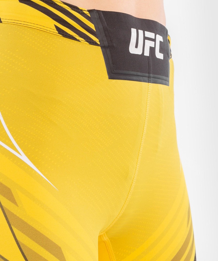 ufc venum authentic fight night women vale tudo shorts - long fit - yellow