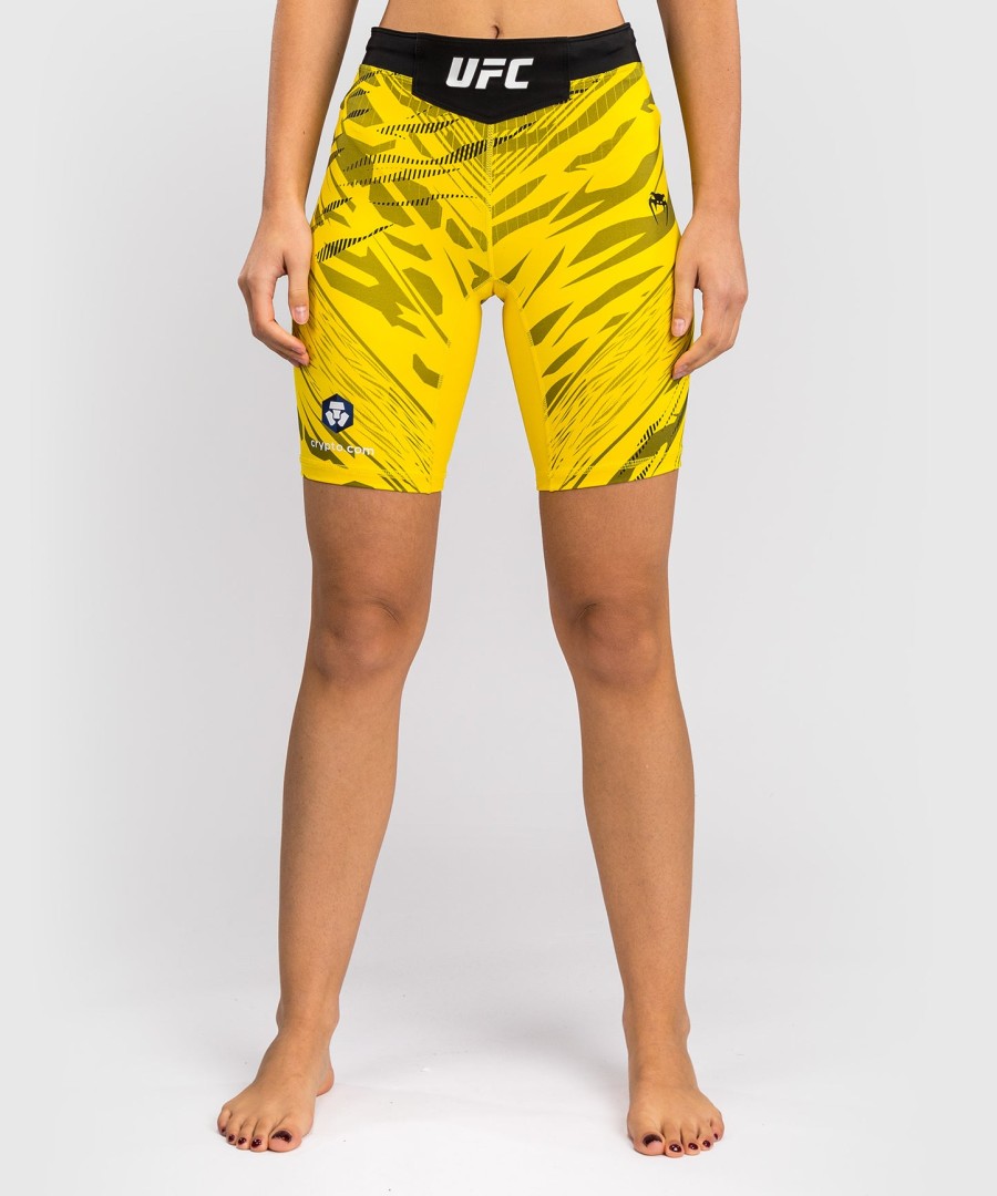 ufc fusion by venum authentic fight night women vale tudo short - long fit - yellow