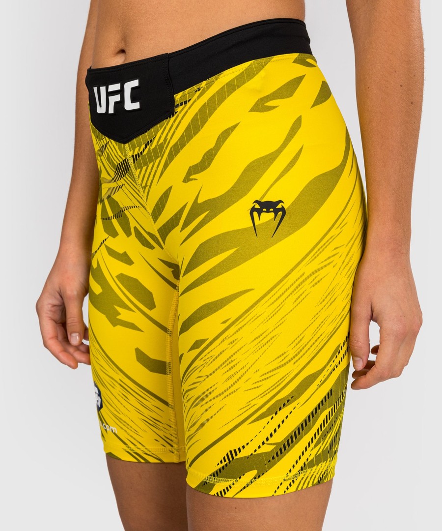 ufc fusion by venum authentic fight night women vale tudo short - long fit - yellow